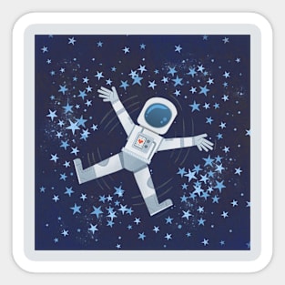 The astronaut Sticker